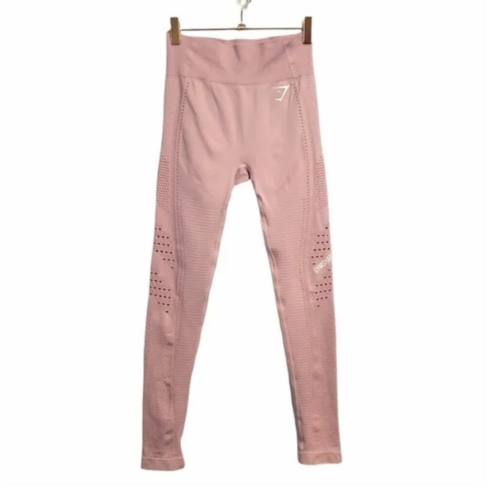 Gymshark Energy Seamless Leggings Size Small Color is Pink